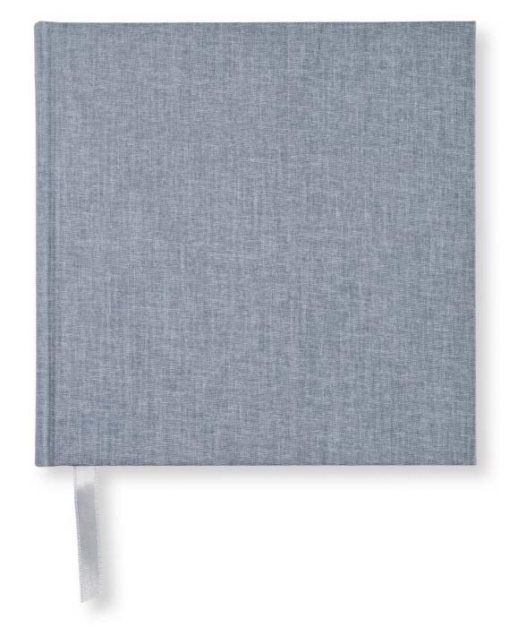 Olinjerad Blank Book 185x185 Denim