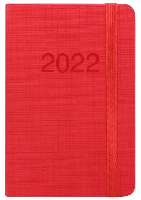 Kalender Letts Memo A6 Röd 2022