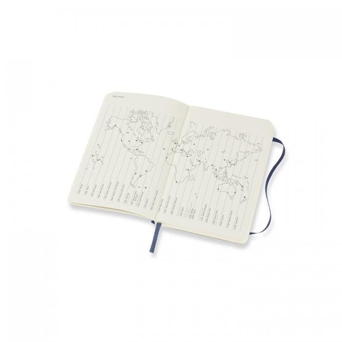 Moleskine Moleskine Veckokalender Pocket Blå soft 20/21 - Kalenderkungen.se