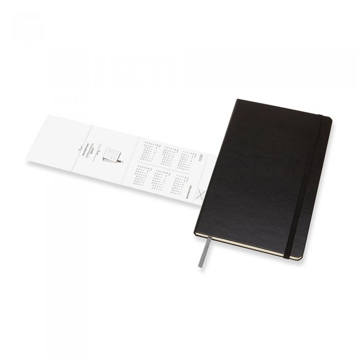 Moleskine Horizontal Weekly Black hard Large 2021