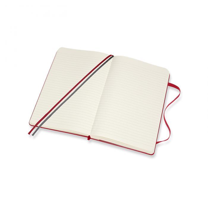 Moleskine Classic Notebook Hard Expanded linj Red