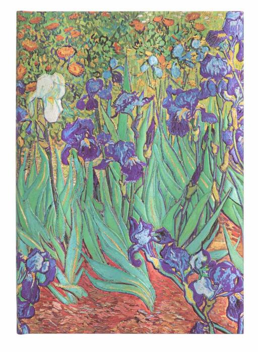 Paperblank Notebook Midi unlined Van Goghs Irises