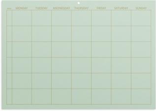 Monthly Planner odaterad Color
