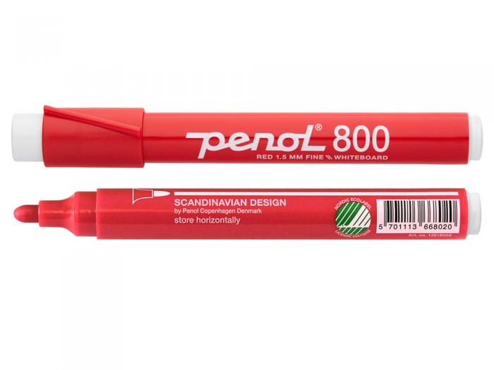 Penol 800 Whiteboardpenna 1,5mm röd