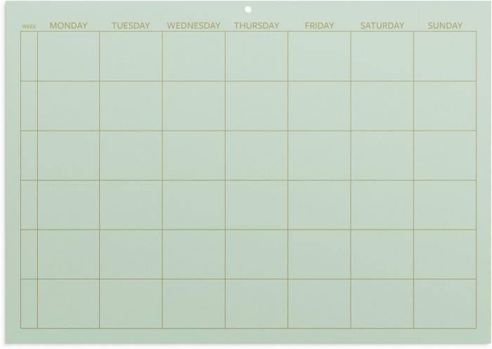 Monthly Planner odaterad Color