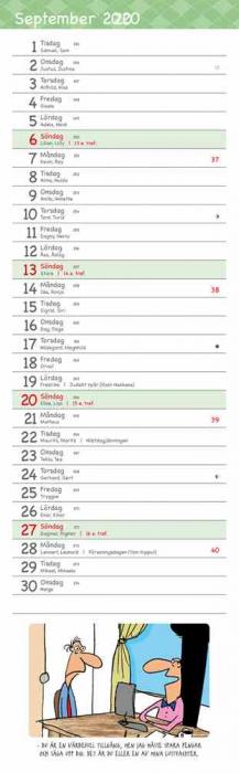 Burde Förlag Stor Bordskalender Humor 2020 - Kalenderkungen.se