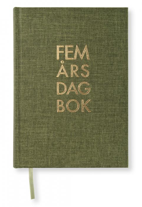 5-rsdagbok Khaki Green