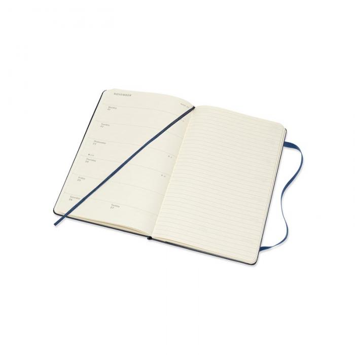 Moleskine Weekly Notebook Blue hard Large 2022