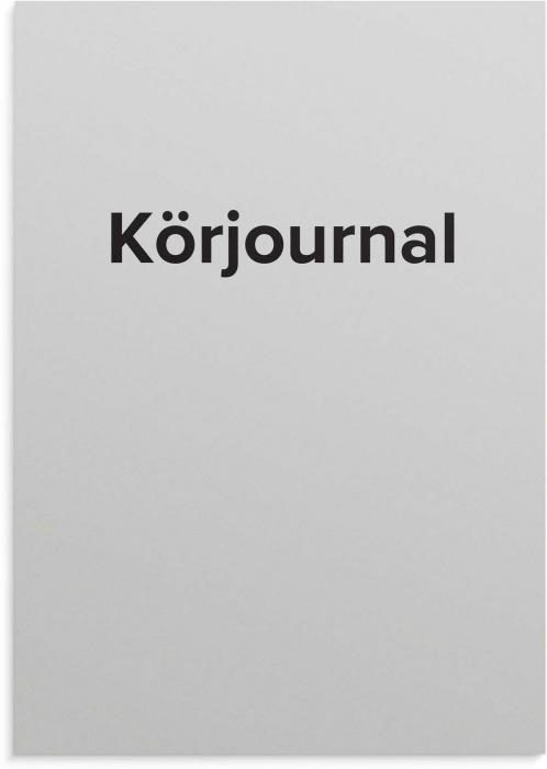 Körjournal - A5 - 148x210mm