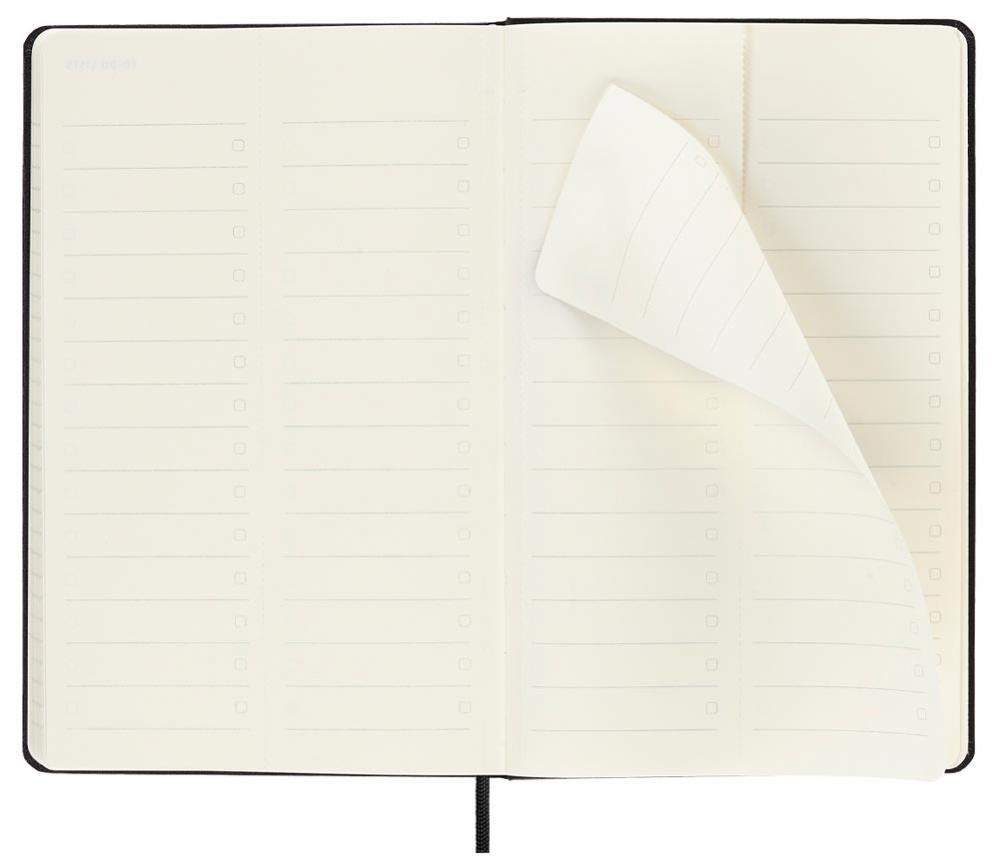 Moleskine Weekly Pro Vertical Svart hard large 2023