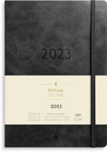 Stor Veckokalender Forma Deluxe Svart 2023