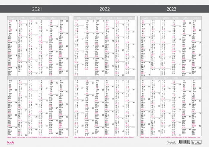 Väggblad Flerårsöversikt 2021
