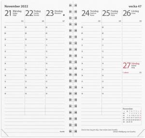 Planner kalendersats Interplano II 2022