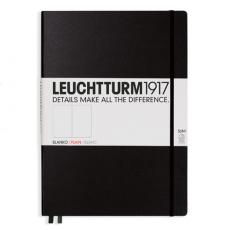 Leuchtturm Notebook A4 Slim Hard 121s Svart olinjerad