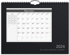 Miljokalendern elegant 2024