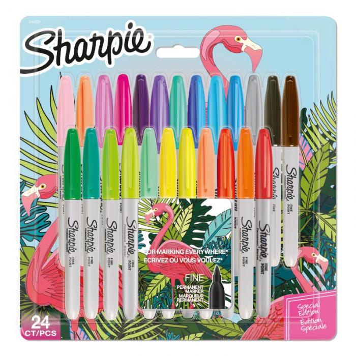 Fiberpennset Sharpie Flamingo 20-Blister Fine