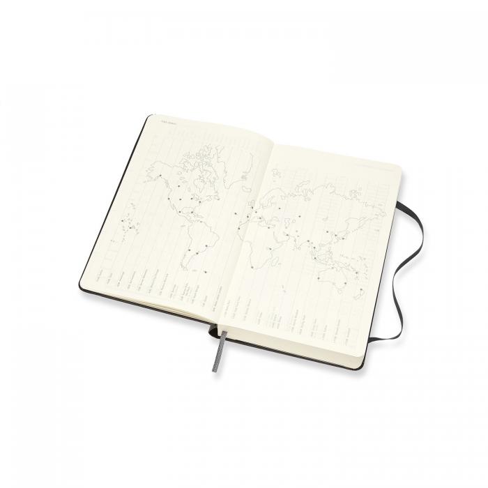 Moleskine Moleskine Daily Planner Large hard cover svart 20/21 - Kalenderkungen.se