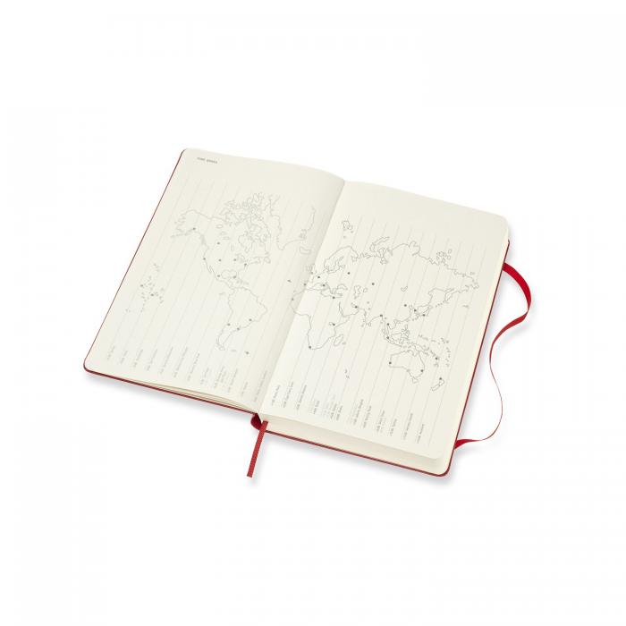 Moleskine Moleskine Daily Planner Large hard cover 20/21 Röd - Kalenderkungen.se