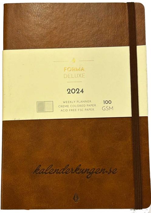 Stor Veckokalender Forma Deluxe Brun 2024