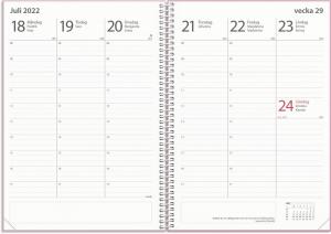 Kalender Study A5 Story Rosa 2022-2023