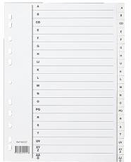 Plastregister A-Ö vit