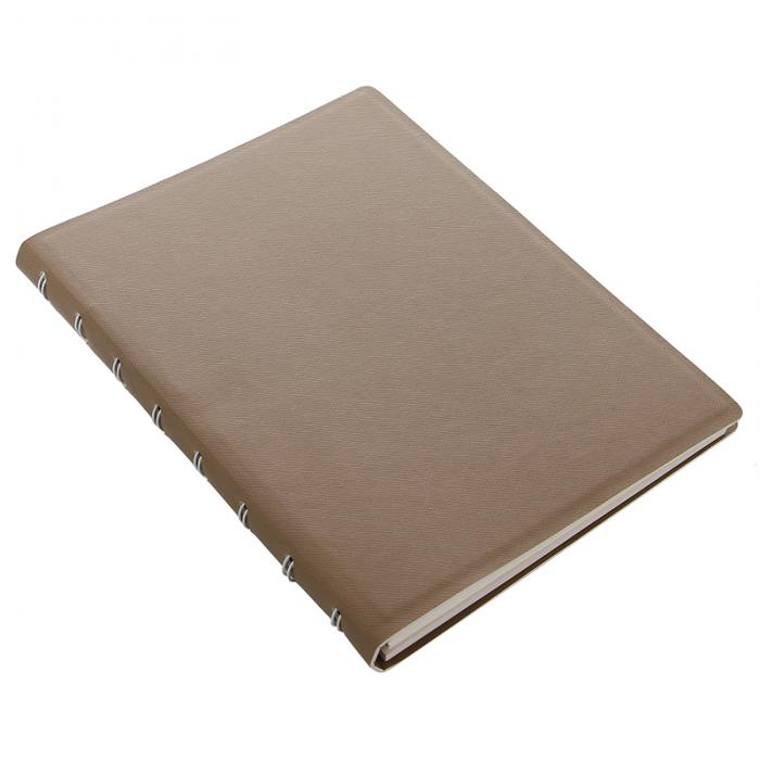 Saffiano A5 Notebook Fawn