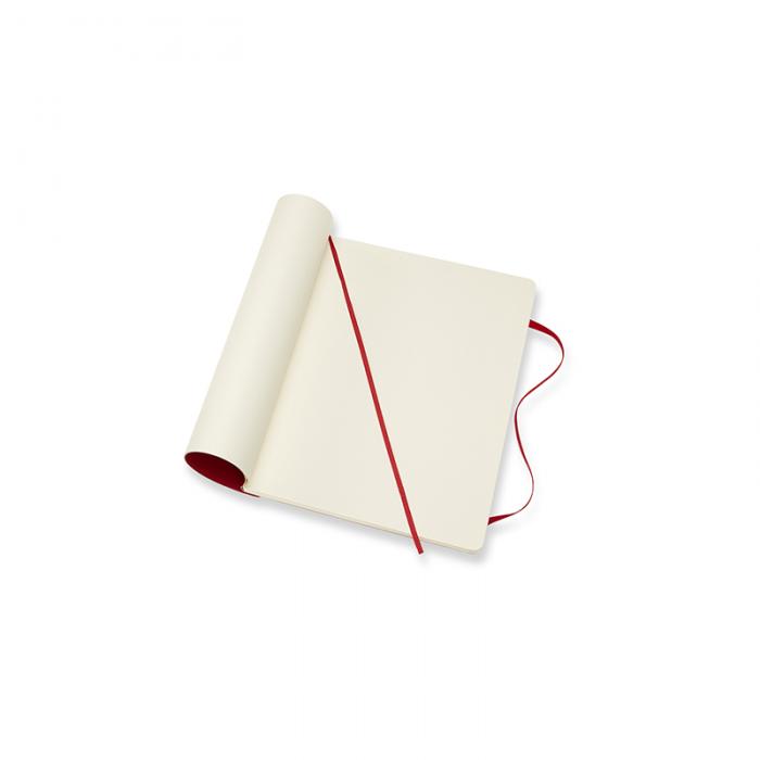 Moleskine Notebook X-large Soft Cover - Rd - Olinjerad