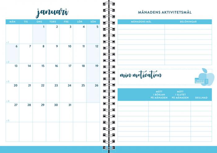 Fitness & Food Planner 2021