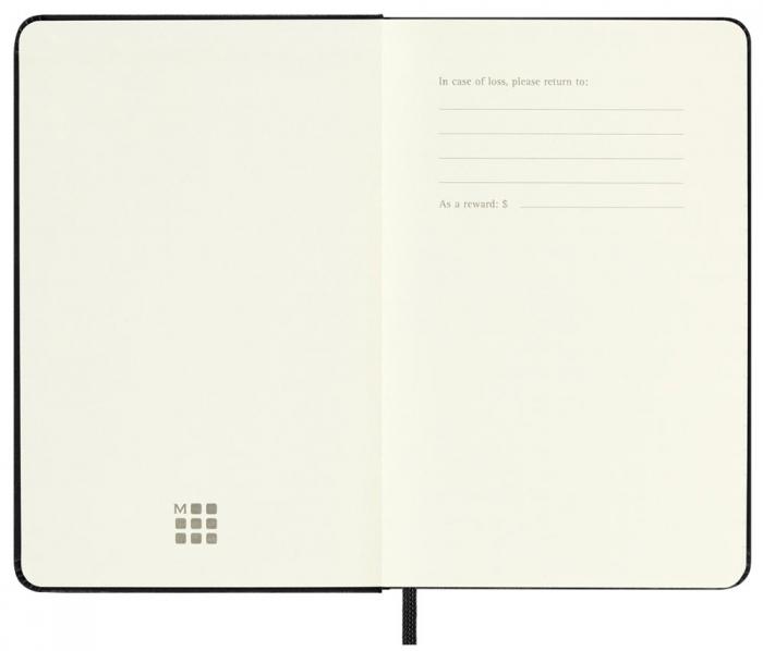 Moleskine Weekly Planner Vertical Svart hard pocket 2023