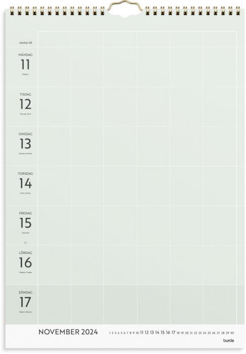 Vggkalender Life organizer veckokalender 2024