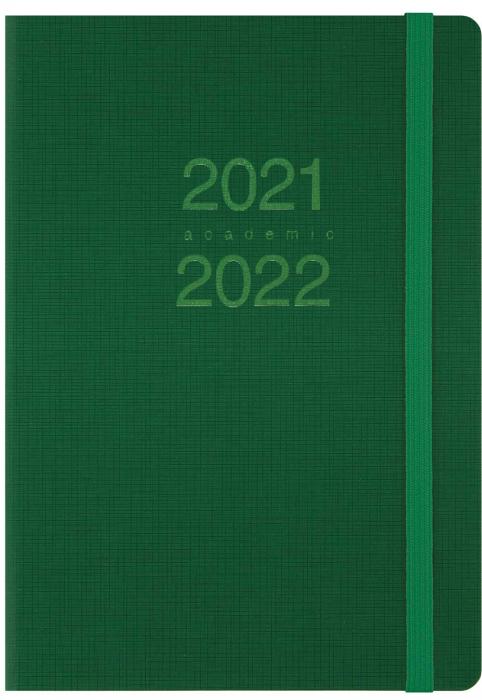 Kalender Letts Memo A5 grn studieret 2021-2022