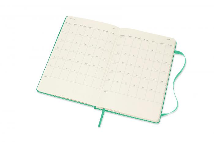 Moleskine Veckokalender L Hard 2021-2022 Grön