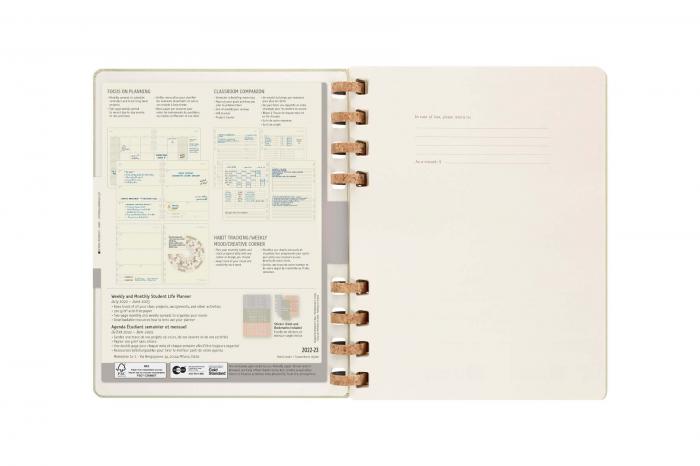 Spiral Academic Planner 22/23 XL Kiwi green