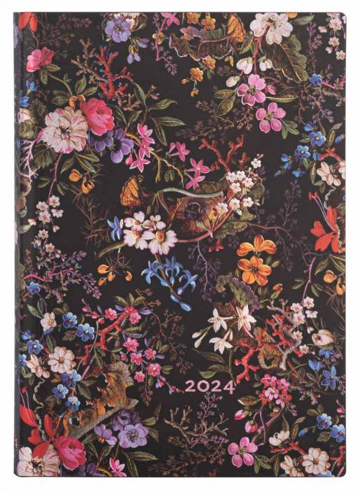 Kalender Paperblanks Midi Daily Floralia 2024