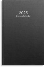 Dagbokskalender svart 2025 