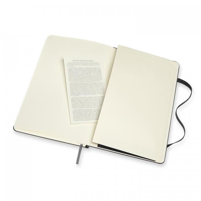 Moleskine Plain/Ruled Classic Notebook Large Black 