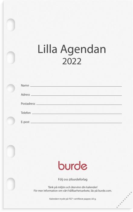 Compact kalendersats Lilla Agendan 2022