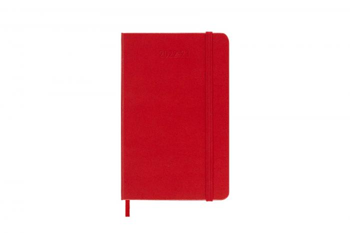 Moleskine Veckokalender Pkt Hard 22/23 Röd