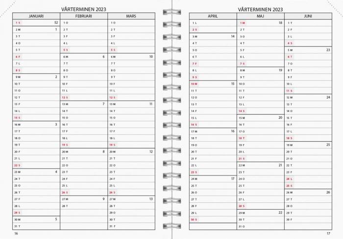 Lärarkalender förskola 2022-2023