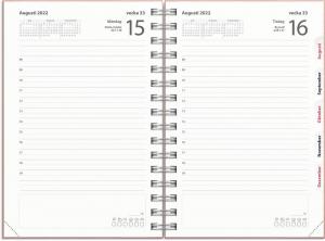 Kalender 22/23 Dagbok A5 Nomad rosa