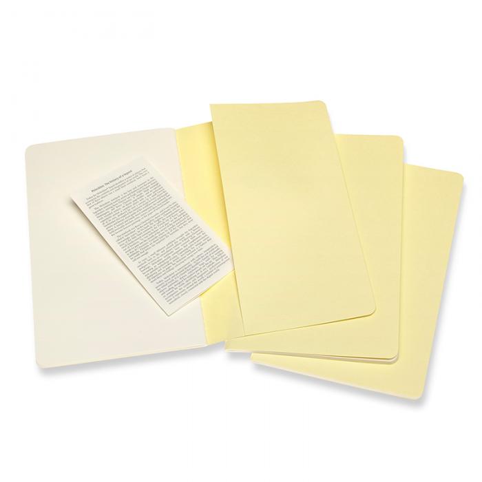 Moleskine Cahier Journal Plain Large Yellow