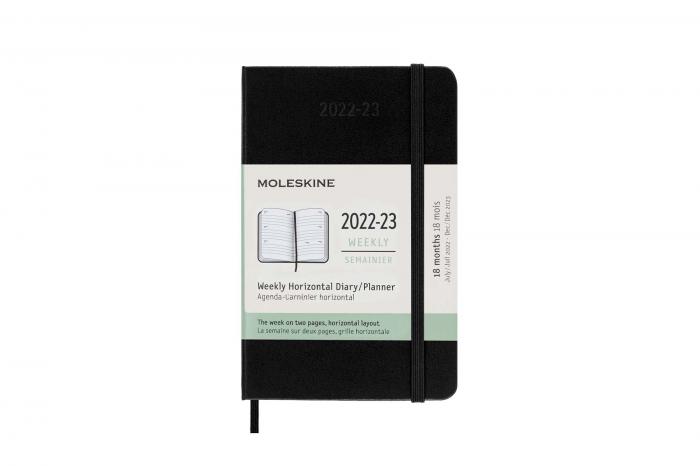 Moleskine Horizontal Weekly Pocket Hard 22/23