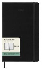Moleskine Weekly Notebook Black hard Large 2024