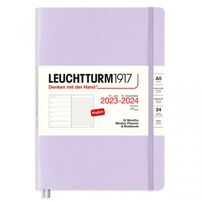 Kalender 23/24 Leuchtturm1917 A5 v/notes soft Lilac