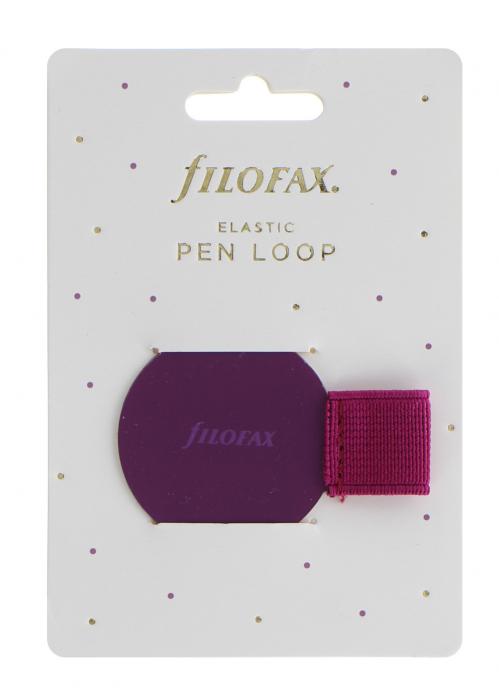 Filofax Elastic Pen Loop Mauve