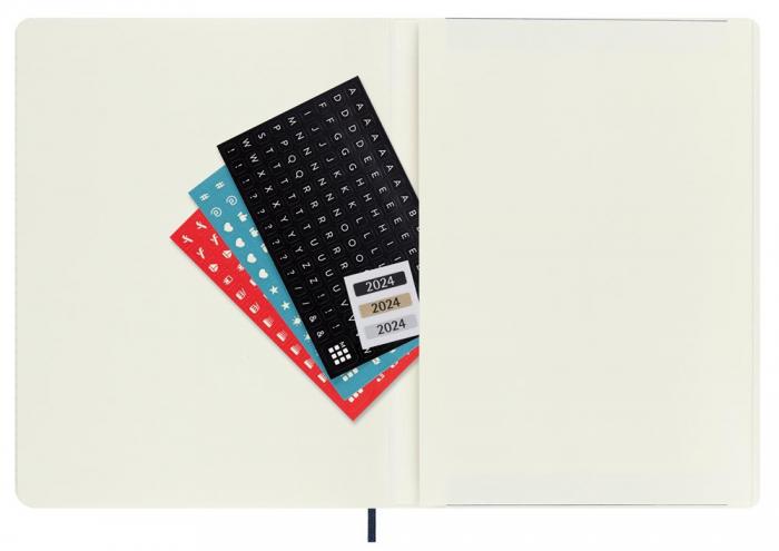 Moleskine Weekly notebook XL Soft Blue 2024