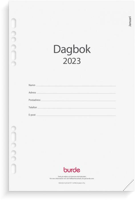 Business kalendersats Dagbok 2023