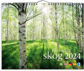 Väggkalender Vår vackra skog 2024
