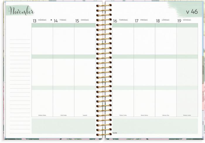 Life Organizer Blommor 2023