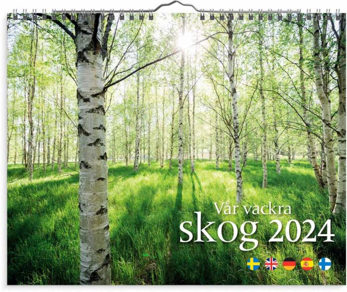 Vggkalender Vr vackra skog 2024